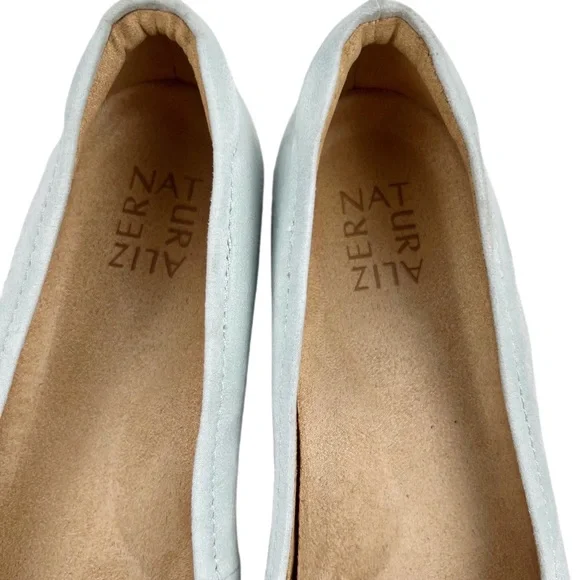 Naturalizer Powder Blue Faux Suede Ballet Flats Size 8 - Picture 7 of 7